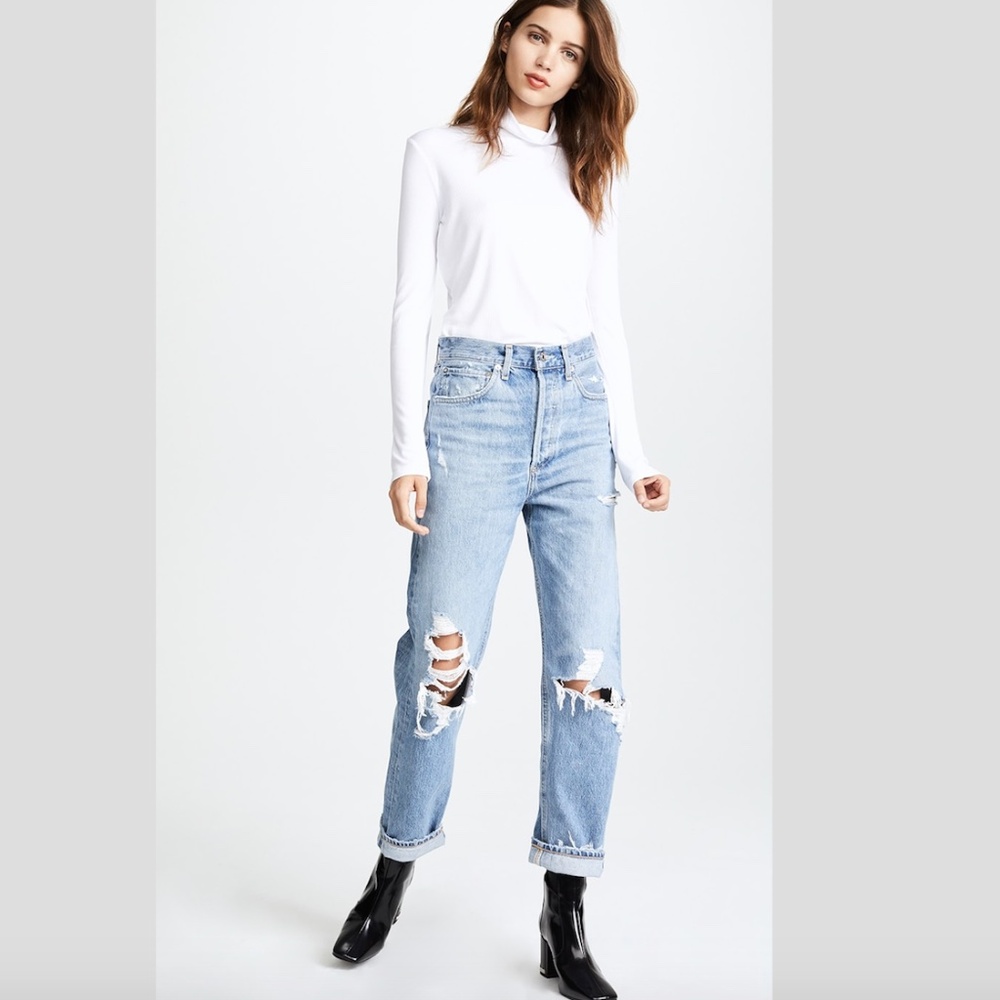 90s Mid Rise Straight Fit Jeans Color: Fall Out - Picture 2 of 14